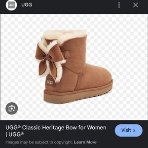 Ugg Bailey Bow Heritage Barely Worn Size 9